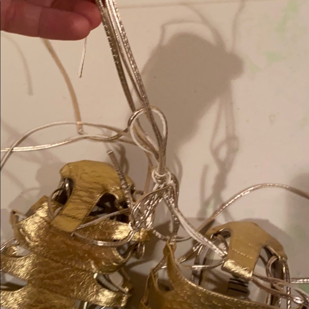 Gold Sandals - Picture 3 of 4